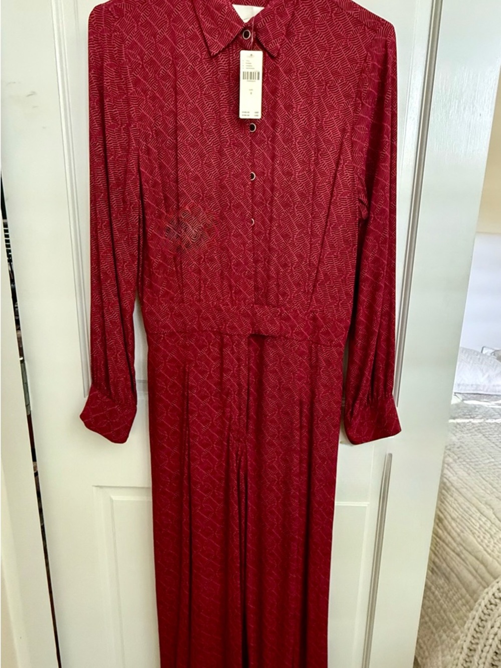 NWT Anthropologie Loveland wide leg pantsuit SZ 4